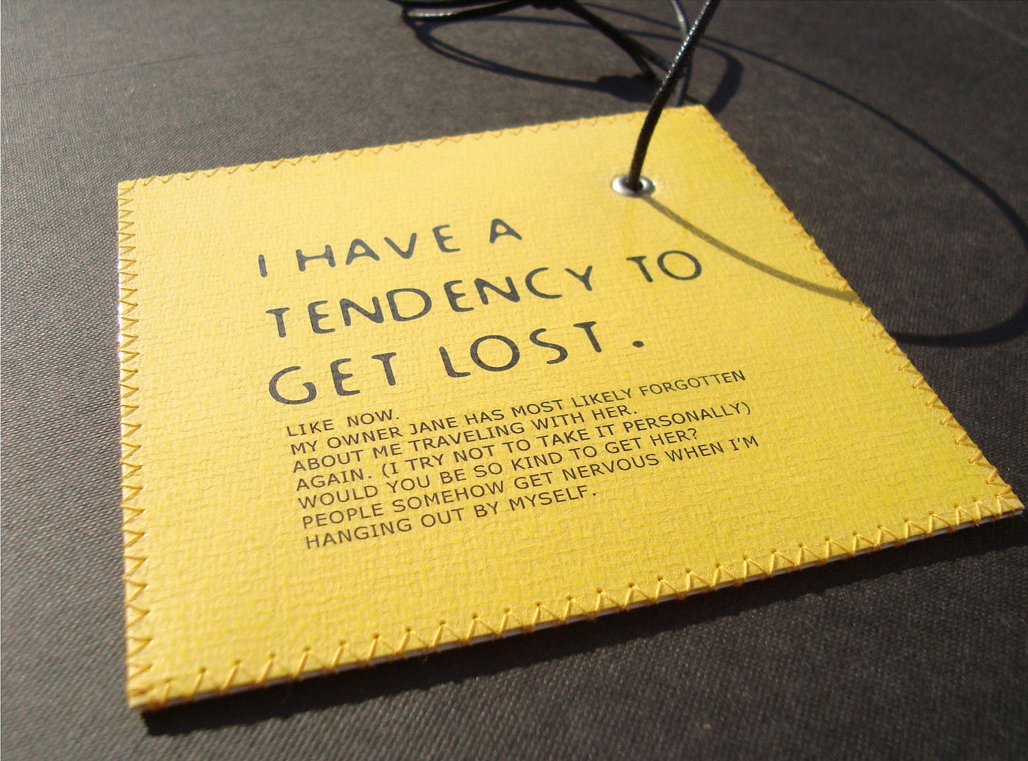 Cool personalized Luggage Tag Bag tag always looking out for