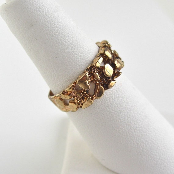 Vintage 18KT GE RSC Gold Ring Size 6