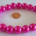 NEW ITEM Beautiful 12mm Hot Pink Acrylic Pearls