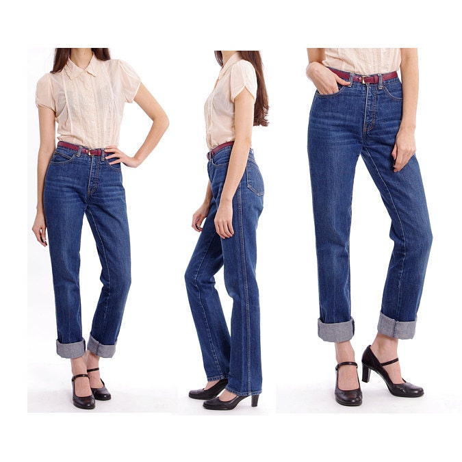 SALE Vintage 70s Calvin Klein Jeans High Waisted Jeans