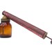 Antique Smith Bug Sprayer with Atomizer Amber Glass Jar, Vintage Garden Decor, Shabby Chic, Rustic Country Cottage Home Decor