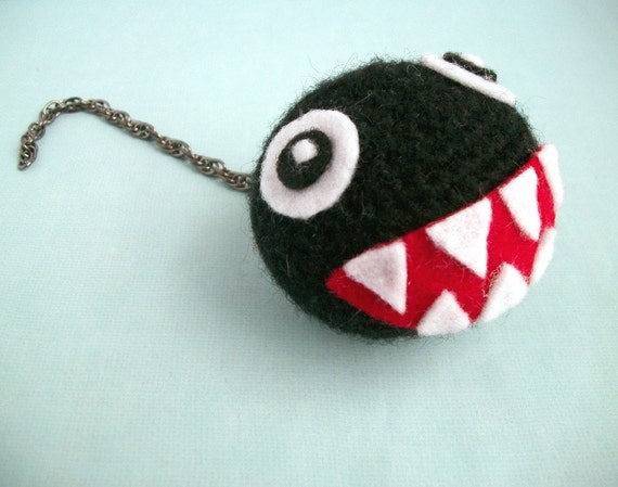 chain chomp plush toy