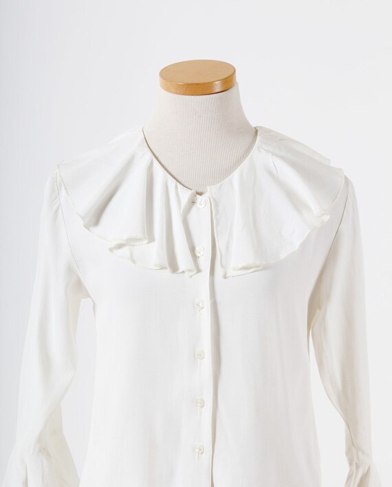 poet blouse white