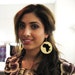 On Sale Gold Mirror Continent Afrika earrings - ON SALE