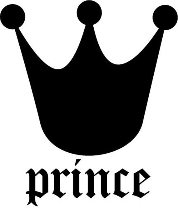 Download Items similar to Prince Crown Wall Decal on Etsy