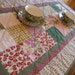 Cottage Chic Quilted Patchwork Table Runner