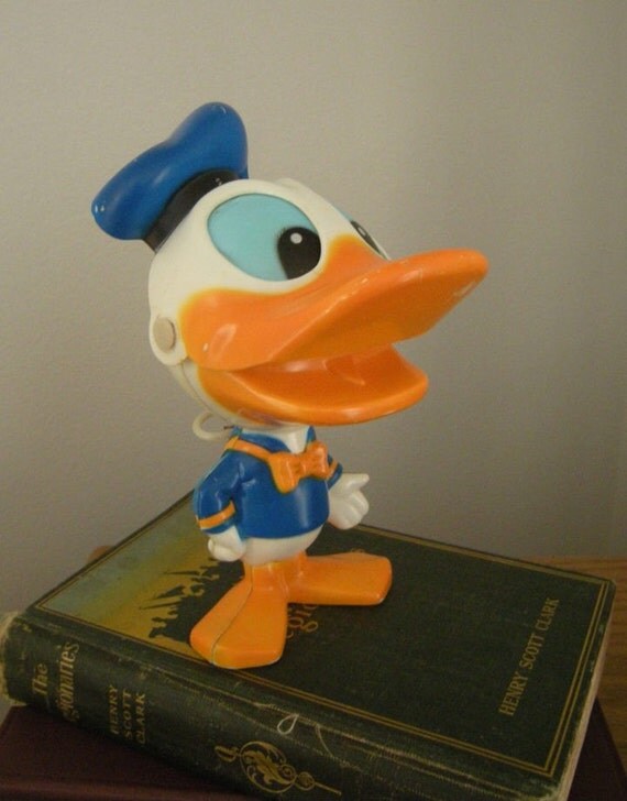 vintage donald duck pull toy