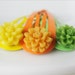 75% OFF! Retro Floral Hair Pin Set. Enameled Mod Orange, Green, and Yellow Flower Hair Clips. For kids, teens, women of all ages.
