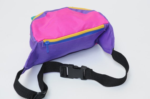 Vintage 90s East Sport Multi Colored Fanny Pack