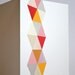 Dusty Rose Triangle Card