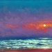 Cape Canaveral Seascape Original 11x14 Painting by Ed McCarthy