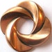 20 PERCENT OFF Vintage Large Renoir Modernist Copper Brooch