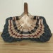 Hand Woven Egg Basket with Oak Handle, Blue with a Bit of Natural and Rust