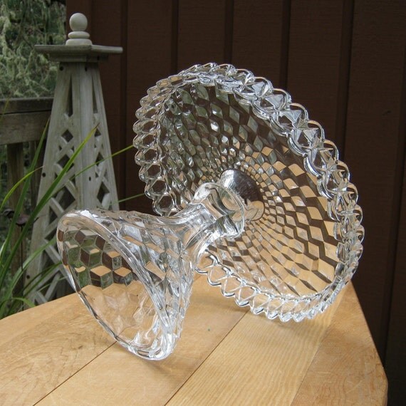 Fostoria American Crystal Cake Stand