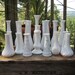 Set of 20 Milk Glass Bud Vases - Lot 1