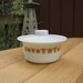 Pyrex Butterfly Gold Butter Tub With Lid