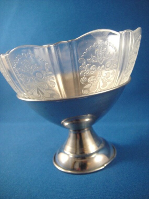 American Sweetheart Depression Glass 8piece Sherbet Set with