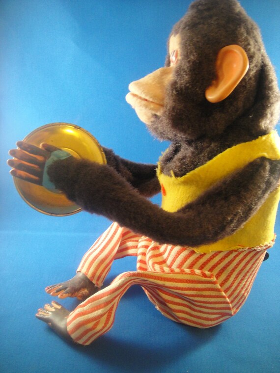 Jolly Chimp Monkey Playing Cymbals Toy