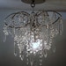 Chandelier fixture clear