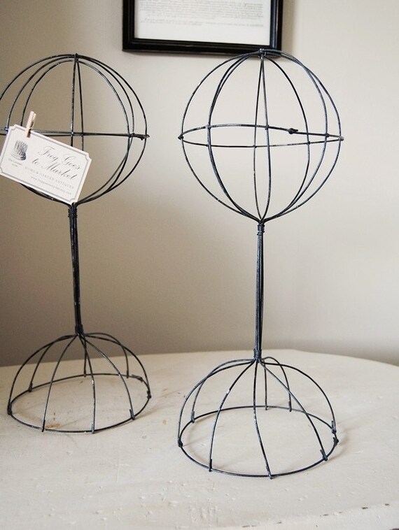 Vintage Wire Hat Stand