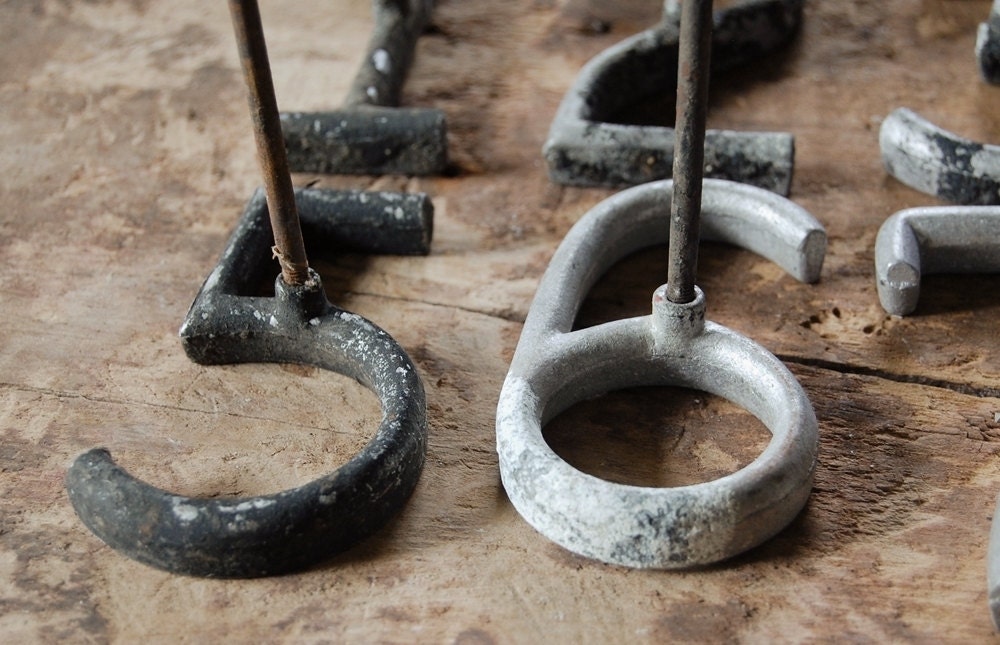 Vintage Branding Irons Set of 8 Numbers