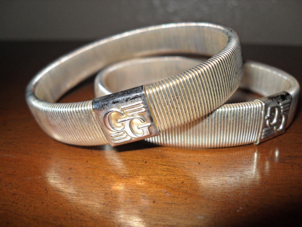 Vintage Stretch Sleeve Garters CuffsCuff by VintageBooksAndArt