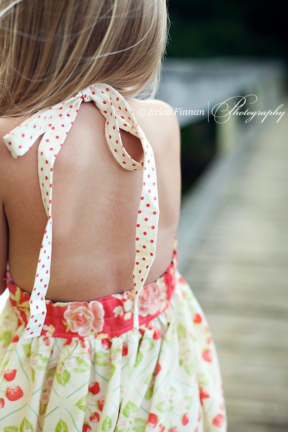 Girl's Classic Sundress children's clothing sewing