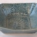 Dragonfly Fern Bowl Blue
