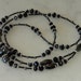 Classic Black Lanyard, Badge ID, Key Holder, Secure Clasp, Accessories, handmade, gift idea