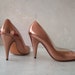 Gorgeous metalic copper color, sexy high heel shoes