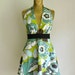 Womens Apron Sexy Marilyn Full Apron Mod Floral