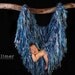 Fringe Photography Prop Baby Hanger Tree Branch Nest Hammock, Blue 'Cascade' or Choose Colors
