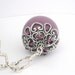 BLACK FRIDAY ETSY Victorian amethyst pendant silver necklace