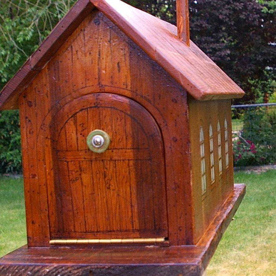 Custom Wooden Mailbox FREE SHIPPING