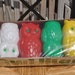 Owl String Lights Plastic Blowmold Indoor Outdoor Lanterns 7 Owls- Sealed
