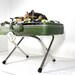 Upcycled Suitcase Pet Bed with Pedestal Base
