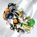 TRIBAL TWISTER - Spectacular Multicolored African Krobo 3 Layer Wrap Bracelet