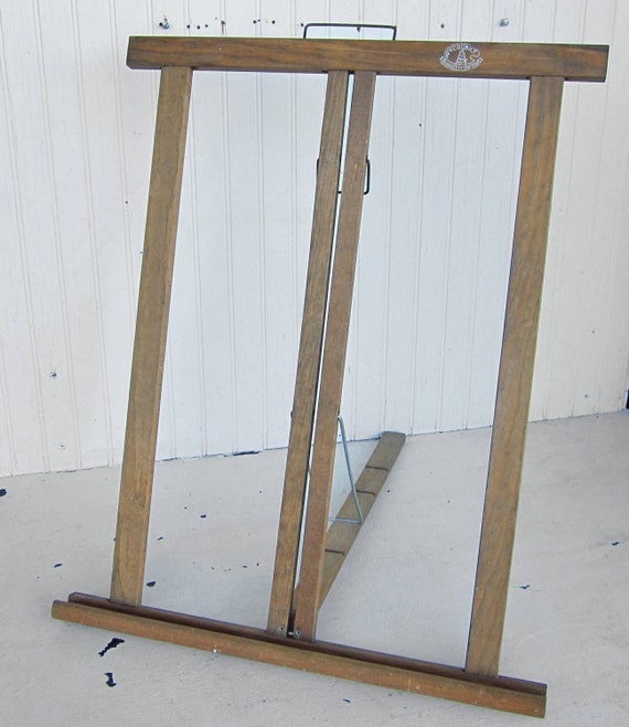 Vintage Wooden Tabletop Easel From Anco Bilt