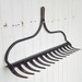 Old Rake Head Rusty Farmhouse Chic Repurposed For Display Or Tool Organizer