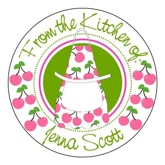 personalized kitchen stickers custom cooking labels from the