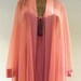 Vintage Chiffon Peignoir Set Full Inset Sleeves Floor Length Key Hole Opening Nightgown Perfect Condition on Etsy