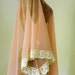 Vintage Jenelle of California Sheer Chiffon Peignoir Robe Bell Sleeves Peach Tall Girls Must See on Etsy
