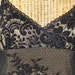 Vintage Illusion Lace Nightown or Dress Black Nude Under Dress Floor Length Stunning on Etsy