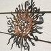 Rustic Sun Indoor/Outdoor Wall Decor 30 recycled steel