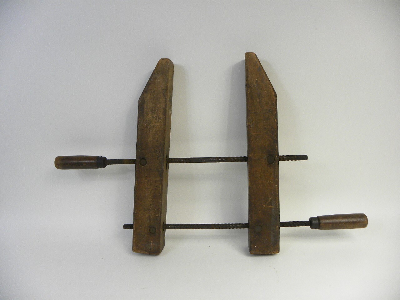 Two Vintage Wood Clamps