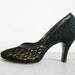 Vintage 60s BLACK WIDOW Heels