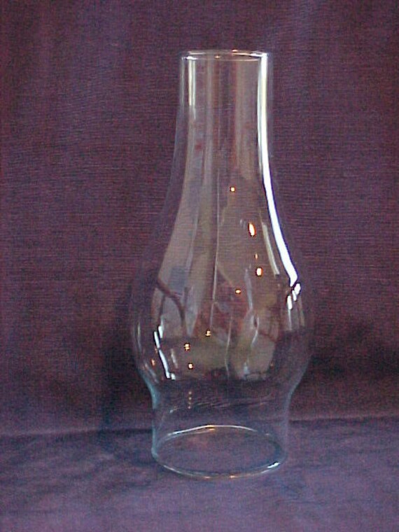 Vintage Glass Chimney Hurricane Shade for Oil Lamp Candle