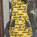 Pittsburgh Steelers Womens Apron With Contrasting Black and White Polka Ruffle