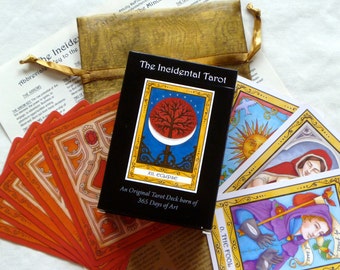 GIFT SET - The Incidental Tarot, Tarot Cards, Tarot Deck, Tarot Gifts