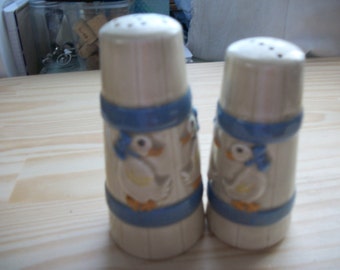 Vintage Country Duck Salt and Pepper Shakers